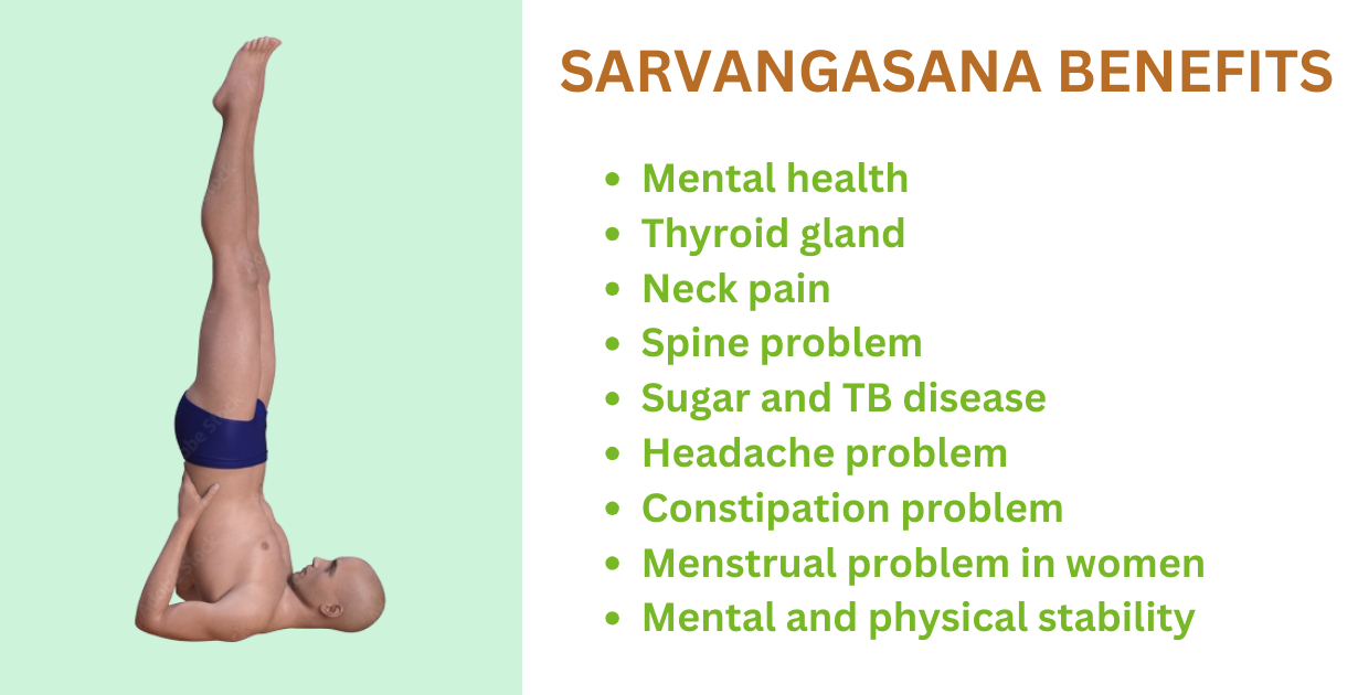 Benefits of Sarvangasana