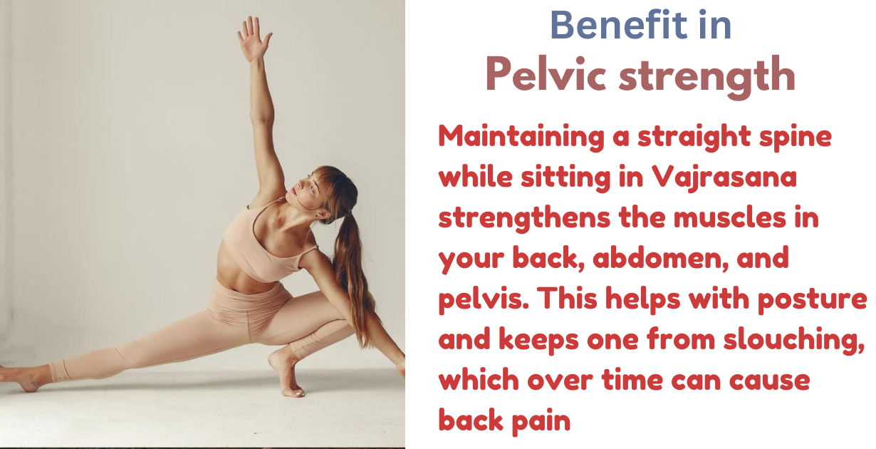 Benefits of vajrasana in pelvic strength