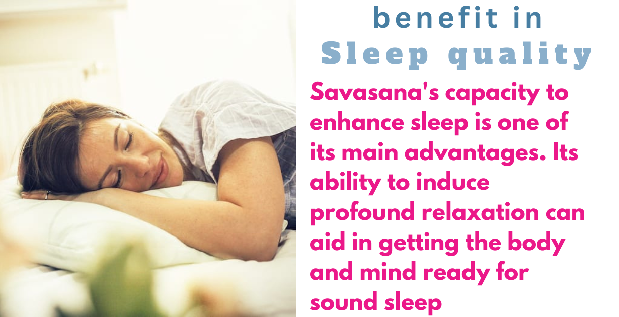 benefits of savasana in sleep quality