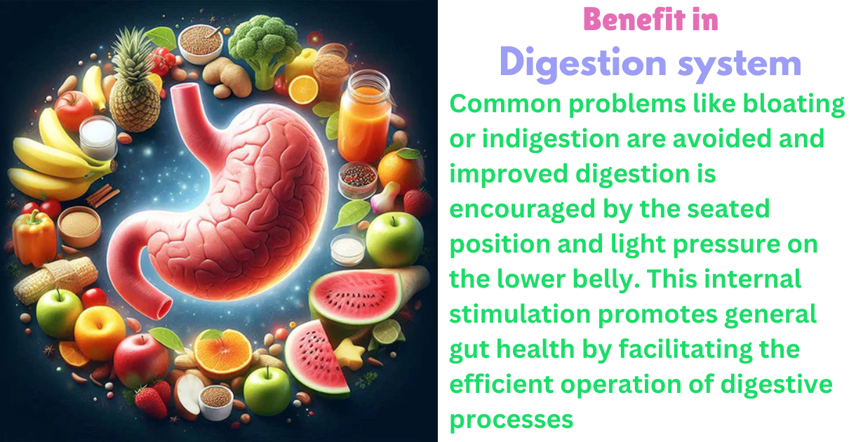 Benefits of Badh padmasana__As Digetion system__