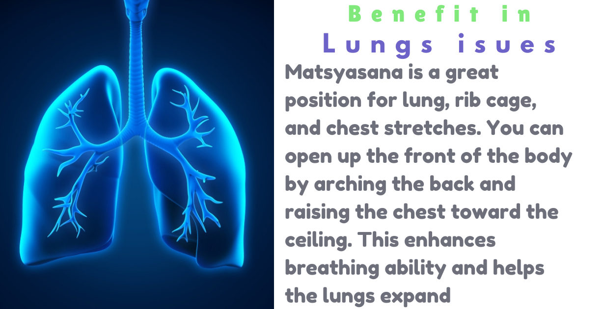 Benefits of Matsyasana _As lungs problem
