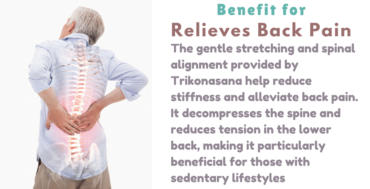 Trikonasana benefits : Trikonasana is the best 1 treatment for back pain 9 Trikonasana benefits_Relieves Back Pain