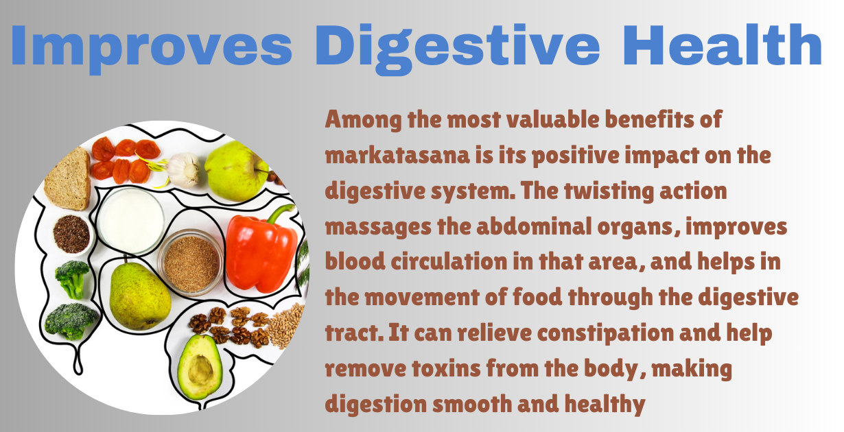 Markatasana’s 5 benefits_improves digestive health