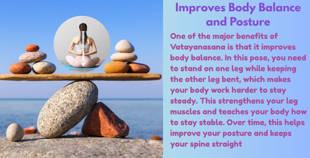 Vatayanasana's benefits_improve balance and posture