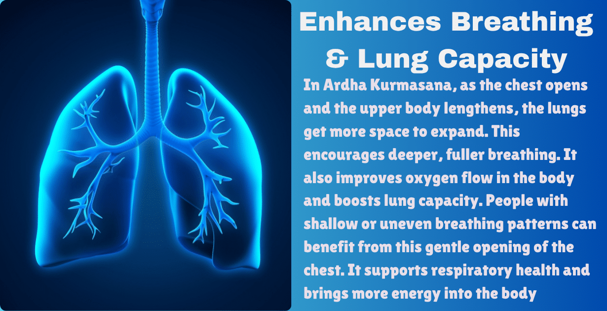 Ardha Kurmasana benefits : 3 Amazing aim-how ardha kurmasana improves Lung Capacity & mental calmness 8 Ardha Kurmasana benefits_for lungs health