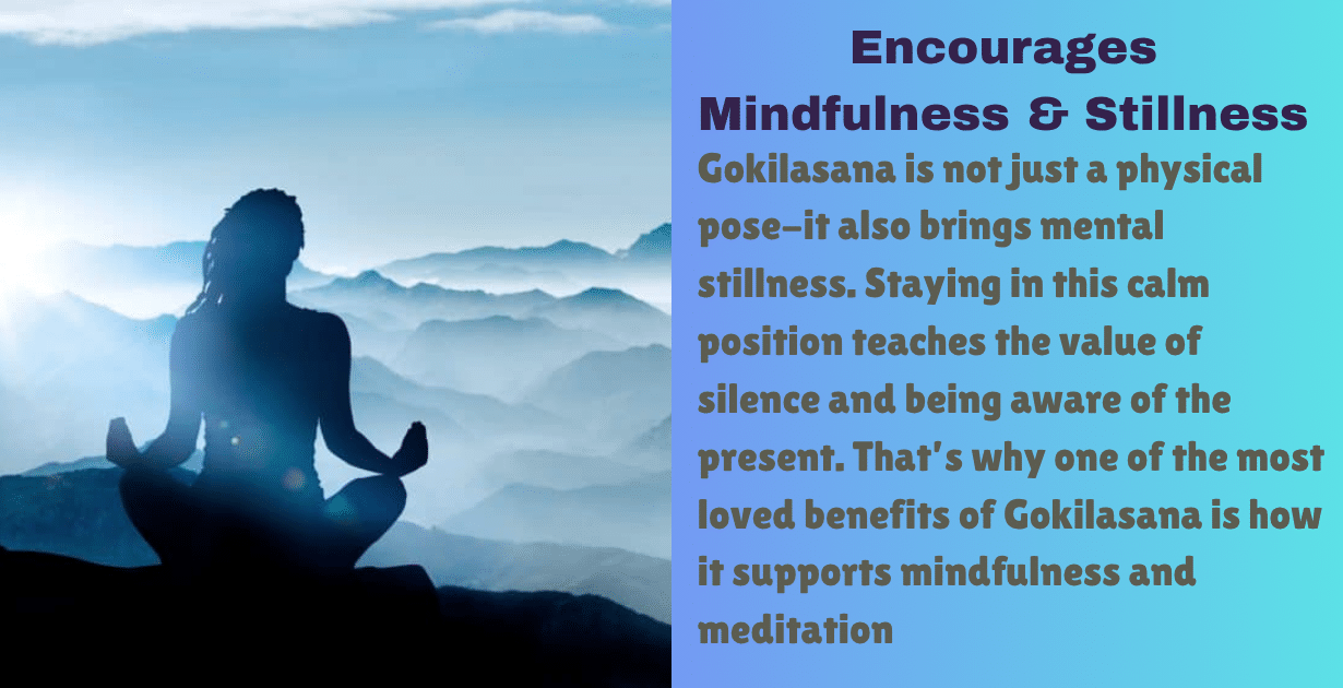 Gokilasana benefits : Detailed 3 health advantages-How Gokilasana yoga helps in reducing mental stress and enhancing body balance 10 Gokilasana benefits_mindfullness & meditation