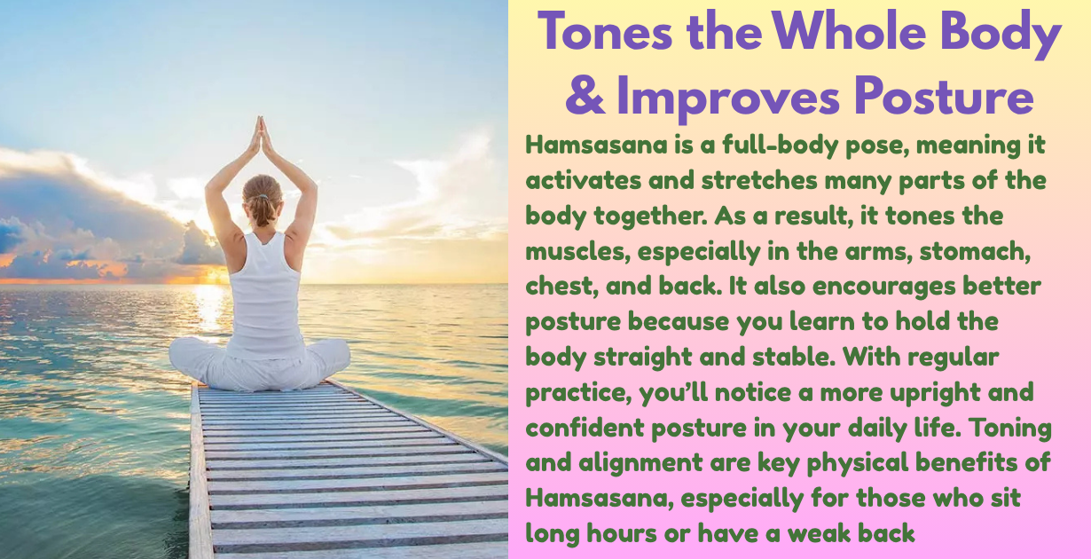 Hamsasana benefits_As tones the whole body