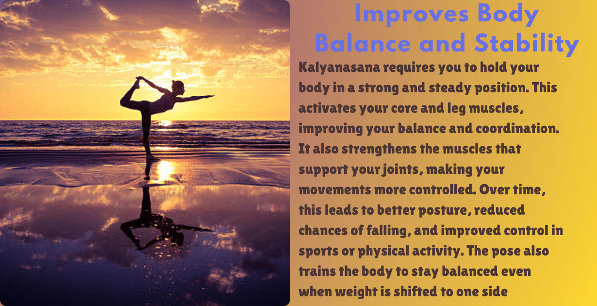 Kalyanasana benefits : 2 Amazing aim-How Kalyanasana yoga posture enhances physical and mental well-being 10 Kalyanasana benefits_body balance & stability