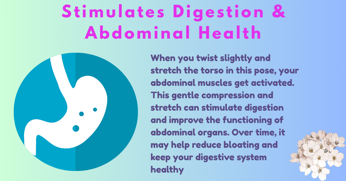 Ardha Chandrasana Benefits_stimulates Digestive health