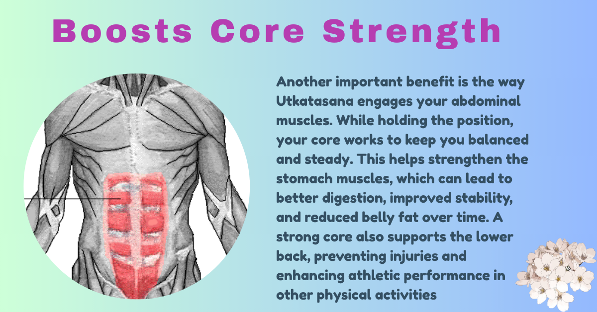 Utkatasana benefits_Boost core strength